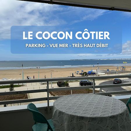 Cocon Cotier - Vue Sur Mer - Parking - Proche De La Thalasso - Terrasse Apartment Pornichet Bagian luar foto